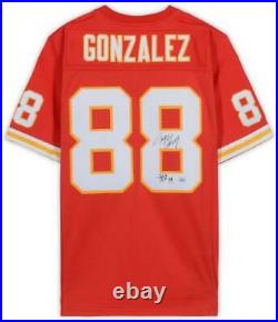 Tony Gonzalez Kansas City Chiefs Signed M&N Red Replica Jersey & HOF 19 Insc