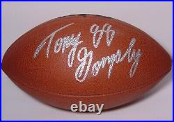 Tony Gonzalez Signed Autographed NFL Football With Coa Kansas City Chiefs Kc #88