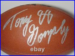 Tony Gonzalez Signed Autographed NFL Football With Coa Kansas City Chiefs Kc #88