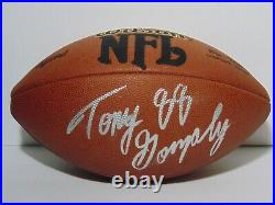 Tony Gonzalez Signed Autographed NFL Football With Coa Kansas City Chiefs Kc #88