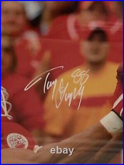 Tony Gonzalez Signed & Custom Framed Kansas City Chiefs 16x20 Photo JSA COA