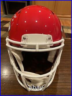 Tony Gonzalez Signed Kansas City Chiefs Authentic Speed Helmet HOF 19 Beckett