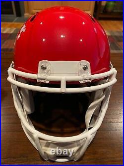 Tony Gonzalez Signed Kansas City Chiefs Full Size Speed Helmet HOF 19 Beckett