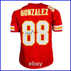 Tony Gonzalez Signed Kansas City Red Football Jersey (Beckett)