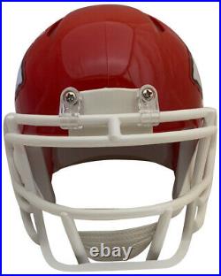 Travis Kelce Autographed Kansas City Chiefs NFL Football Mini Helmet PSA DNA