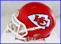 Travis Kelce / Autographed Kansas City Chiefs Riddell Speed Mini Helmet / COA