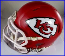 Travis Kelce / Autographed Kansas City Chiefs Riddell Speed Mini Helmet / COA