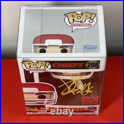 Travis Kelce Autographed Kansas City Signed Funko Pop #298 withCOA
