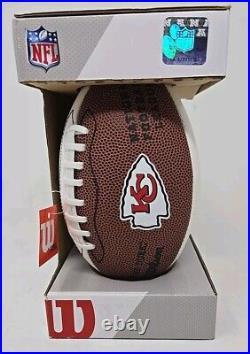 Travis Kelce Autographed Wilson Mini Football Kansas City Chiefs SEE DESCRIPTION