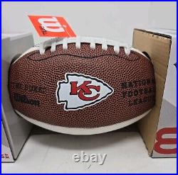 Travis Kelce Autographed Wilson Mini Football Kansas City Chiefs SEE DESCRIPTION