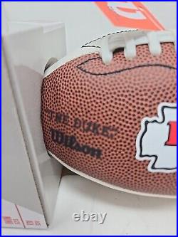 Travis Kelce Autographed Wilson Mini Football Kansas City Chiefs SEE DESCRIPTION