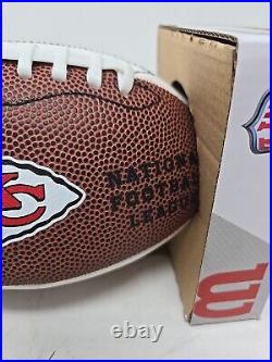 Travis Kelce Autographed Wilson Mini Football Kansas City Chiefs SEE DESCRIPTION