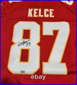 Travis Kelce Kansas City Chiefs Autographed Nike Jersey Red Fanatics