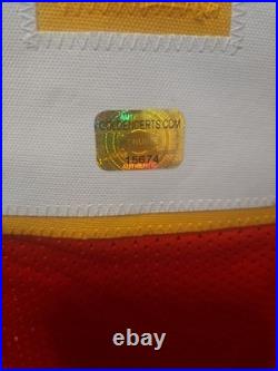 Travis Kelce Kansas City Chiefs Autographed Signed Jersey Size L with COA