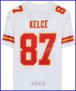 Travis Kelce Kansas City Chiefs Autographed White Nike Limited Jersey