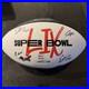 Travis Kelce? Kansas City Chiefs MULTI Signed Super Bowl 59 Ball-Carson Wentz