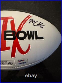 Travis Kelce Kansas City Chiefs MULTI Signed Super Bowl 59 Ball Carson Wentz