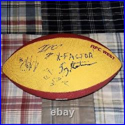 Travis Kelce Kansas City Chiefs Signed Autographed Football + More Signatures