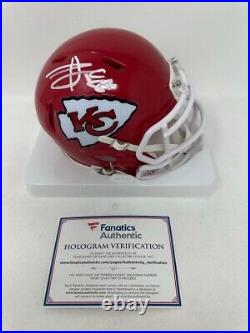 Travis Kelce Kansas City Chiefs Signed Autographed Mini Helmet Fanatics