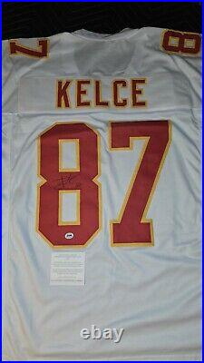 Travis Kelce Kansas City Chiefs Signed Jersey With COA