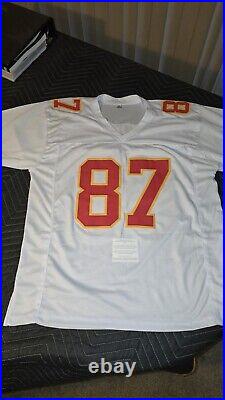 Travis Kelce Kansas City Chiefs Signed Jersey With COA