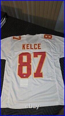 Travis Kelce Kansas City Chiefs Signed Jersey With COA