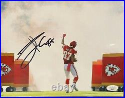 Travis Kelce Signed Autograph 8x10 Photo Kansas City Chiefs JSA