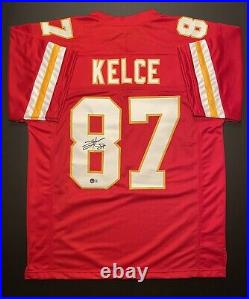 Travis Kelce Signed Autographed Jersey NFL Beckett BAS Kansas City Chiefs