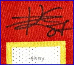 Travis Kelce Signed Autographed Kansas City Chiefs Custom Football Jersey COA