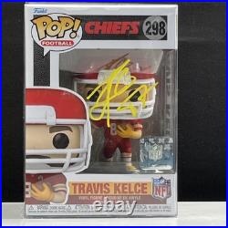 Travis Kelce Signed Funko Pop! Kansas City Chiefs #298 Signed COA Hologram