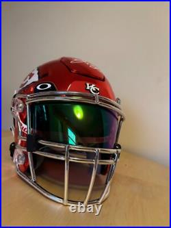 Travis Kelce Signed Kansas City Chiefs Chrome full size helmet