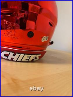 Travis Kelce Signed Kansas City Chiefs Chrome full size helmet