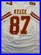 Travis Kelce Signed Kansas City Chiefs Football Jersey COA XL Authenticated