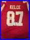 Travis Kelce Signed Kansas City Chiefs Football Jersey with COA