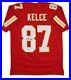 Travis Kelce Signed Kansas City Chiefs Jersey Beckett