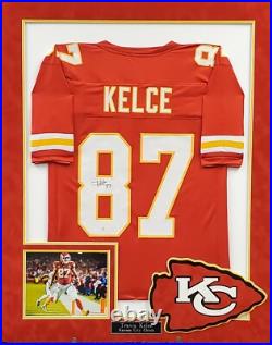 Travis Kelce Signed Kansas City Chiefs Jersey Ready to Frame