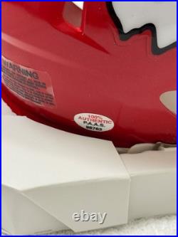 Travis Kelce Signed Kansas City Chiefs Mini Helmet COA