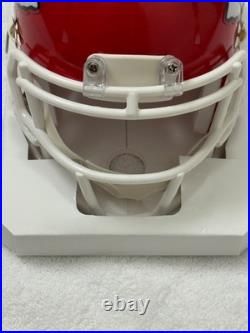 Travis Kelce Signed Kansas City Chiefs Mini Helmet COA