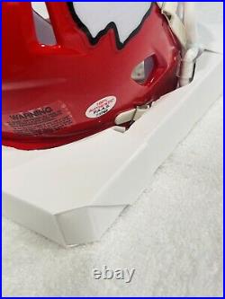 Travis Kelce Signed Kansas City Chiefs Riddell Mini Helmet COA