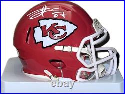 Travis Kelce Signed Mini Helmet, Kansas City Chiefs, Jsa Cert