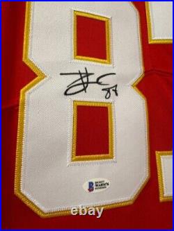 Travis Kelce Signed NFL Jersey Kansas City Chiefs Size M BAS COA
