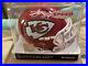 Travis Kelce signed Kansas City Chiefs Speed Mini Helmet Beckett