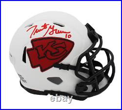 Trent Green Signed Kansas City Chiefs Speed Lunar NFL Mini Helmet