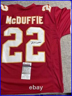 Trent McDuffie Signed Autograph Custom Jersey JSA COA Kansas City Chiefs