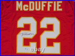 Trent McDuffie Signed Autographed Kansas City Chiefs Red Jersey Champ BAS COA