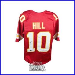 Tyreek Hill Autographed Kansas City Chiefs Custom Football Jersey BAS