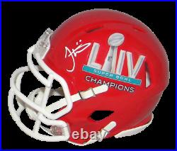 Tyreek Hill Autographed Kansas City Chiefs Super Bowl LIV Speed Mini Helmet Jsa