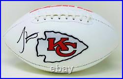 Tyreek Hill Autographed Kansas City Chiefs Superbowl Logo Football JSA Authen