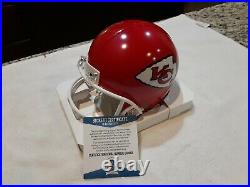 Tyreek Hill Autographed Mini Helmet Kansas City Chiefs Beckett Authenticated