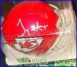 Tyreek Hill Autographed Signed Kansas City Chiefs Mini Helmet JSA COA Mint